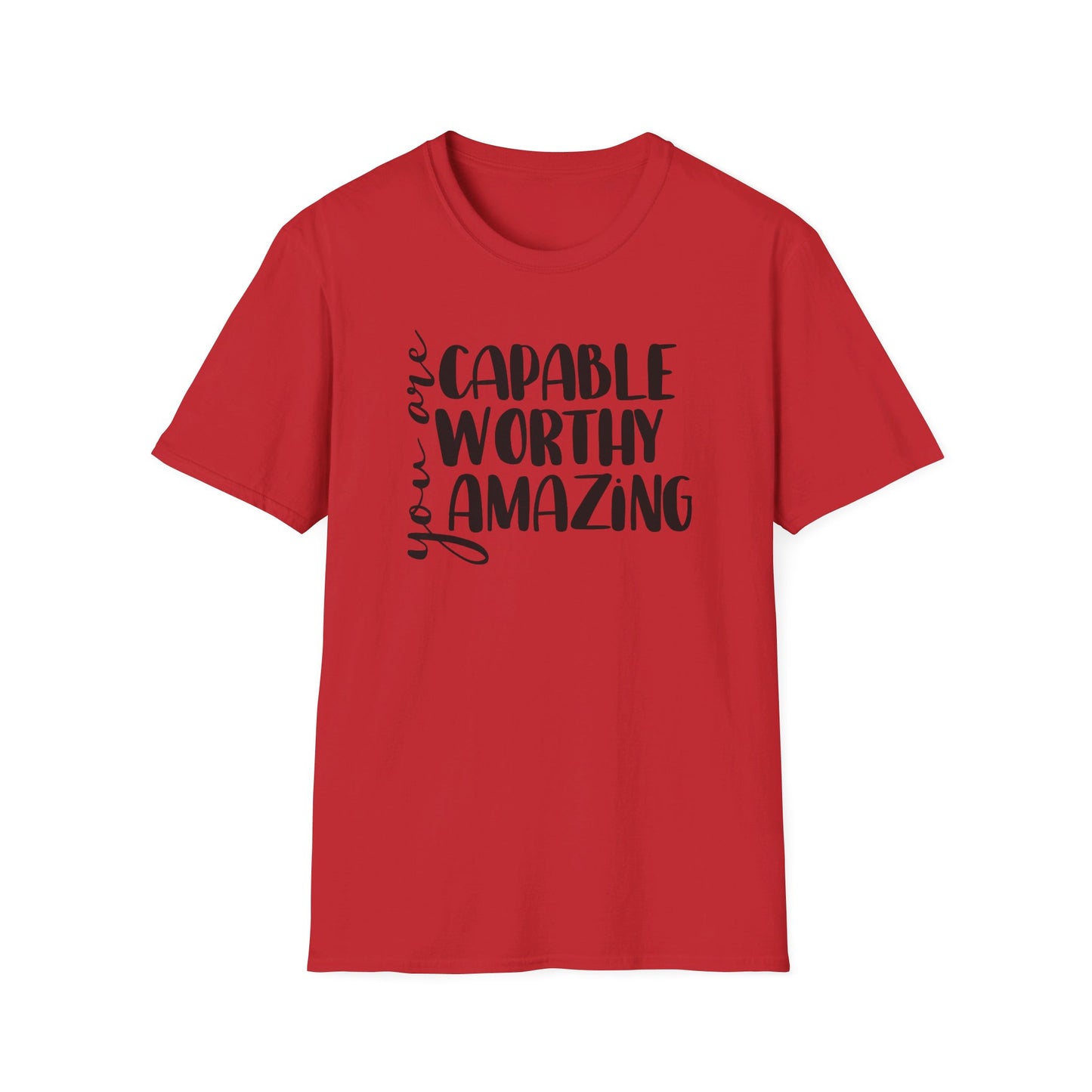 Capable, Worthy, Amazing - Unisex Softstyle T-Shirt