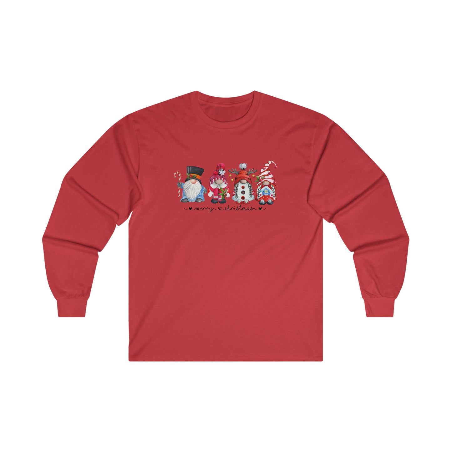 Four Christmas Gnomes - Ultra Cotton Long Sleeve Tee