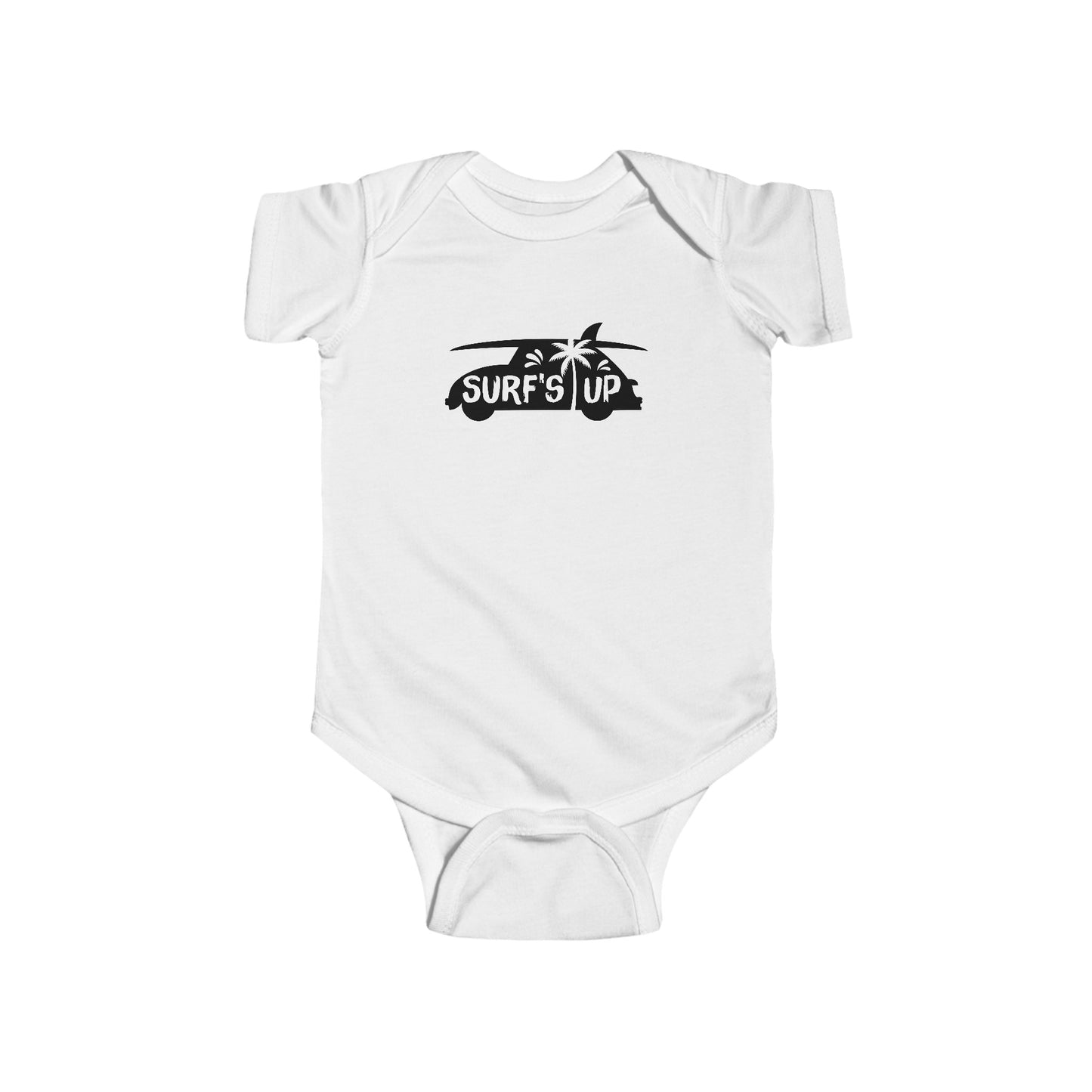 Surf's Up Silouette - Infant Fine Jersey Bodysuit