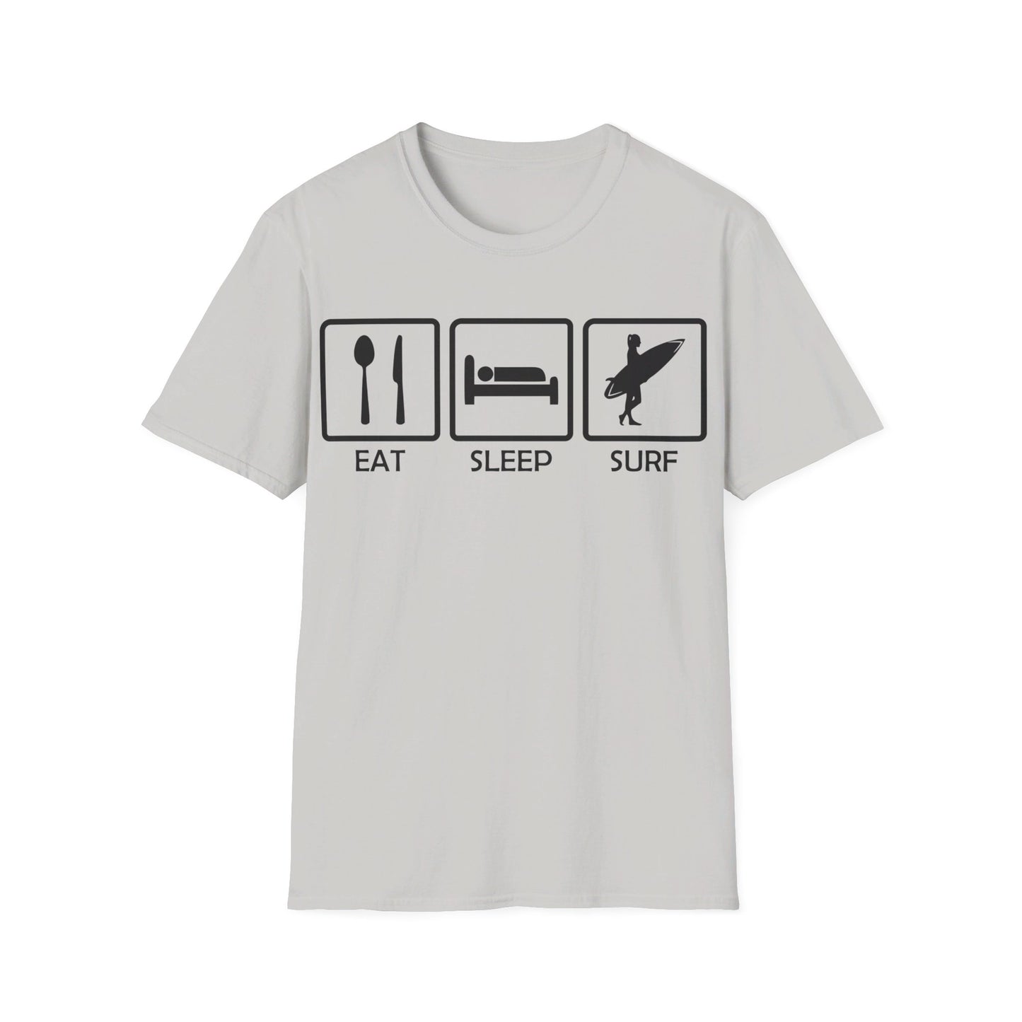 Eat Sleep Surf - Unisex Softstyle T-Shirt