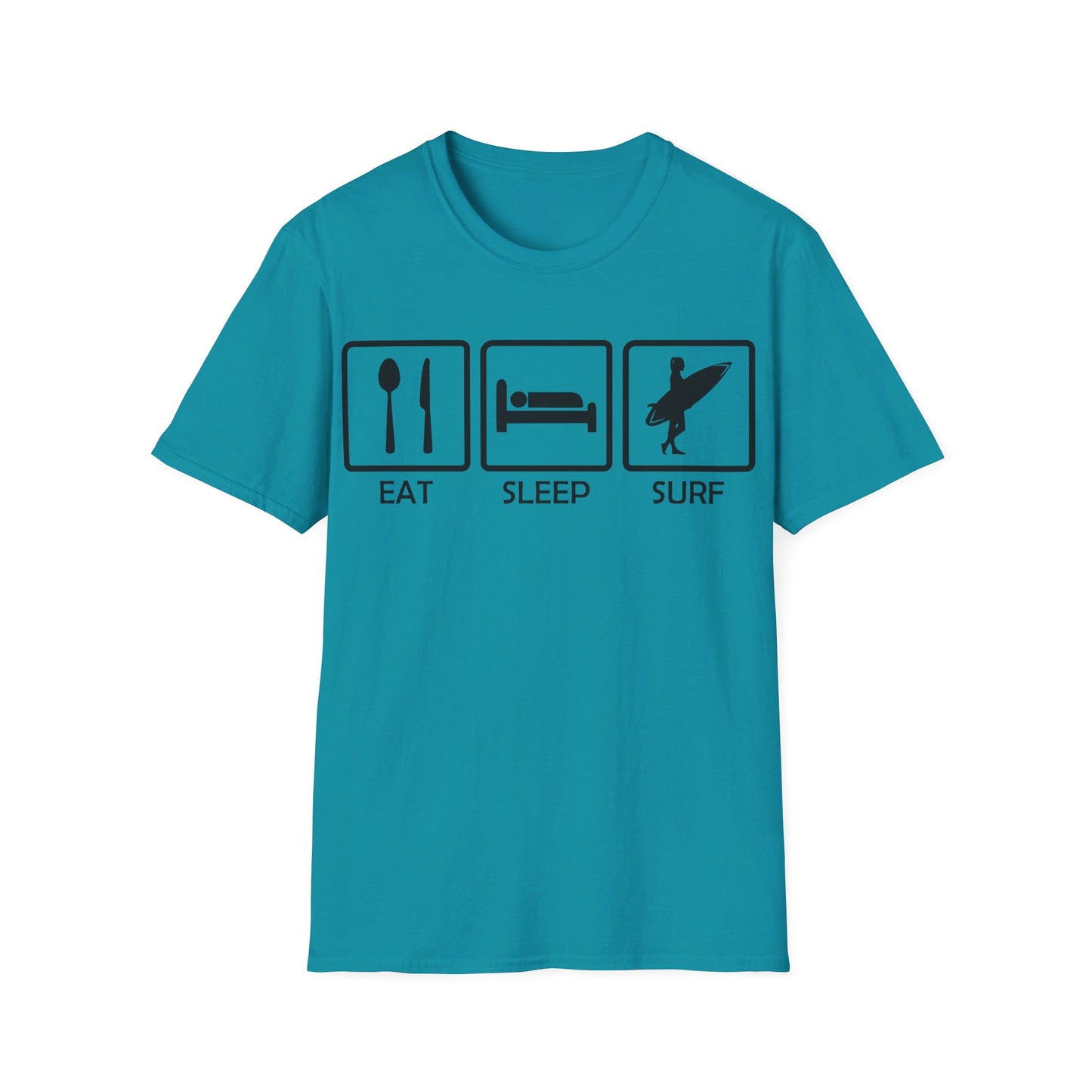 Eat Sleep Surf - Unisex Softstyle T-Shirt