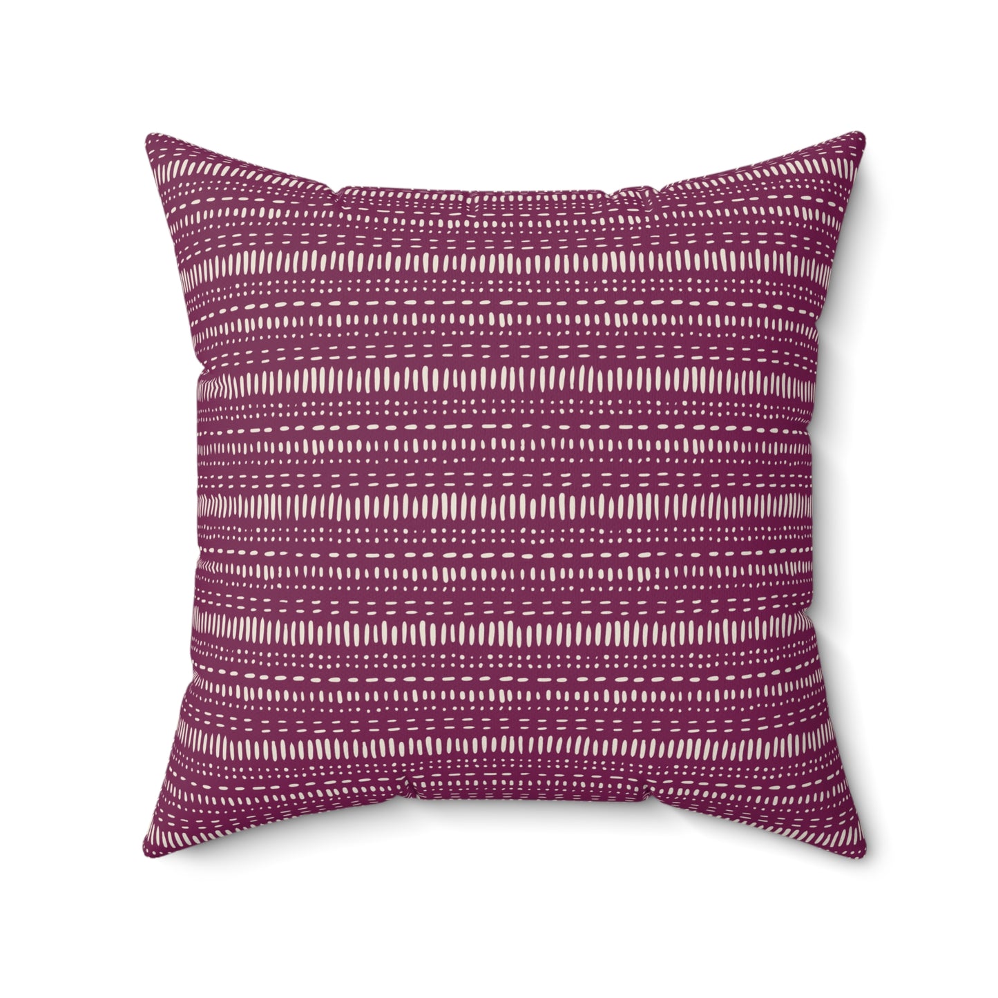 Boho Vibes Pattern 8 - Faux Suede Square Pillow