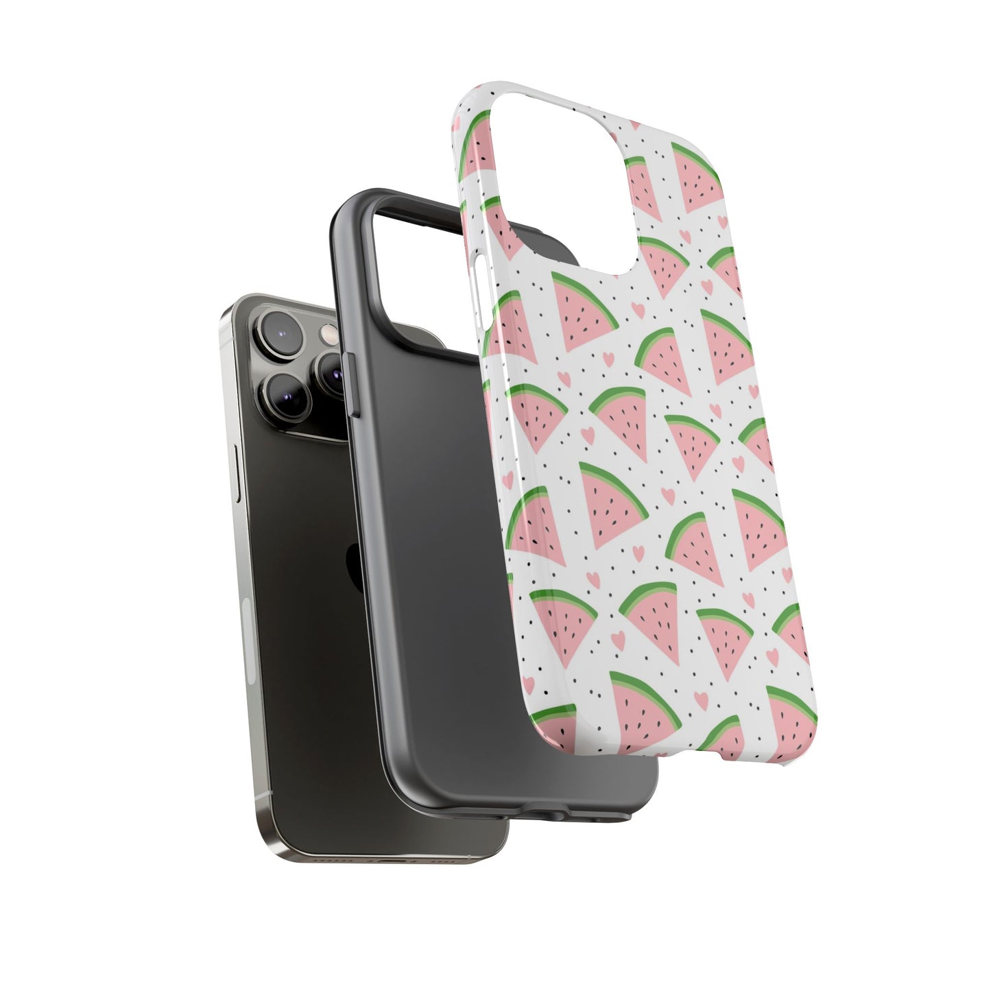 iPhone 14, iPhone 14 Pro, iPhone 14 Plus, iPhone 14 Pro Max - Watermelon Slices - Tough Phone Cases