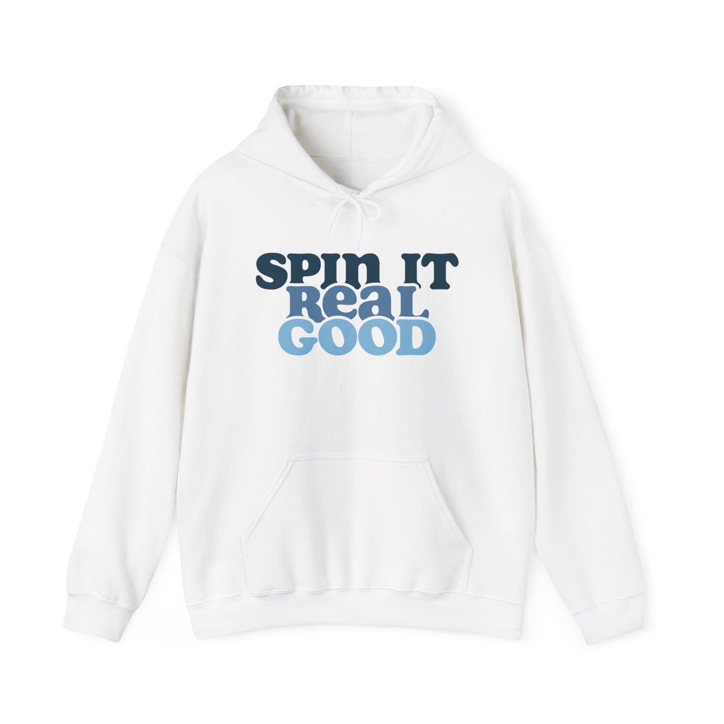 Hanukkah Saying - Spin it Real Good - Fun Hanukkah Sweatshirt - Celebrate Hanukkah - Unisex Heavy Blend™ Hooded Sweatshirt