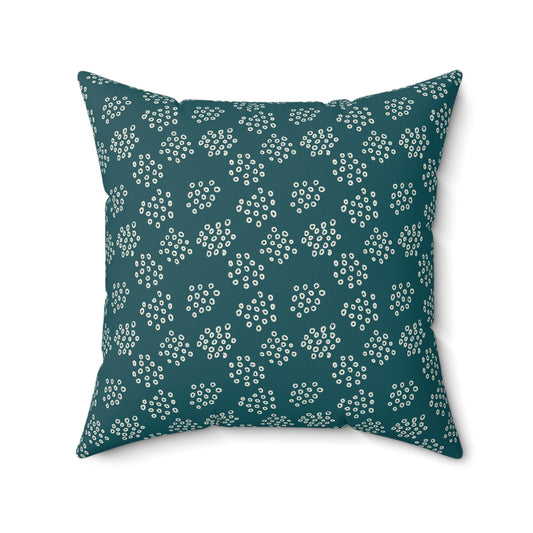 Boho Vibes Pattern 1- Faux Suede Square Pillow