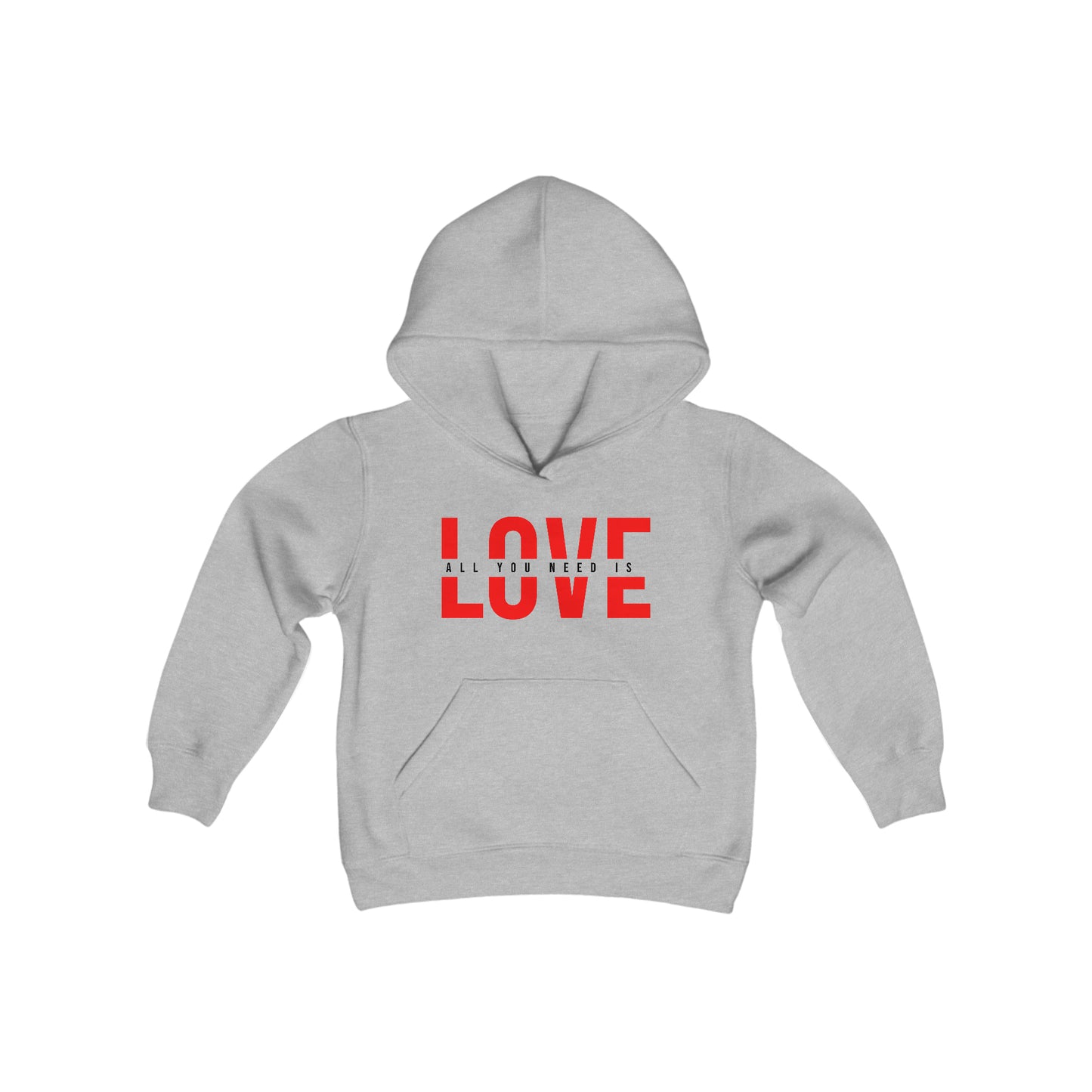 All You... LOVE - Youth Heavy Blend Hooded Sweatshirt