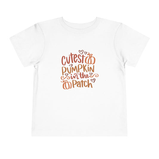 Halloween - Cutest Pumpkin in the Patch - Toddler Short Sleeve Tee