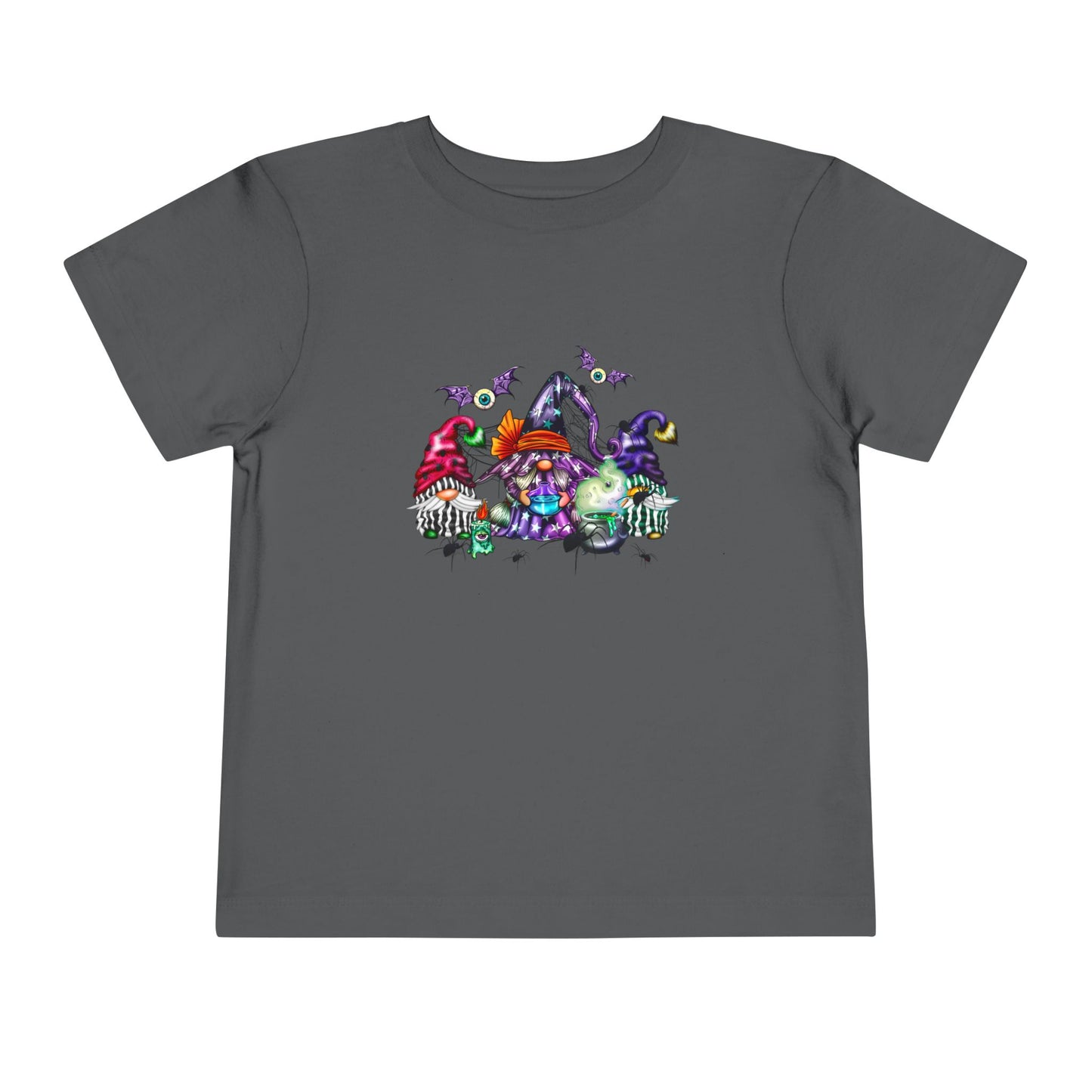 Halloween - Gnomes - Witch - Bats - Pumpkin - Potion - Toddler Short Sleeve Tee