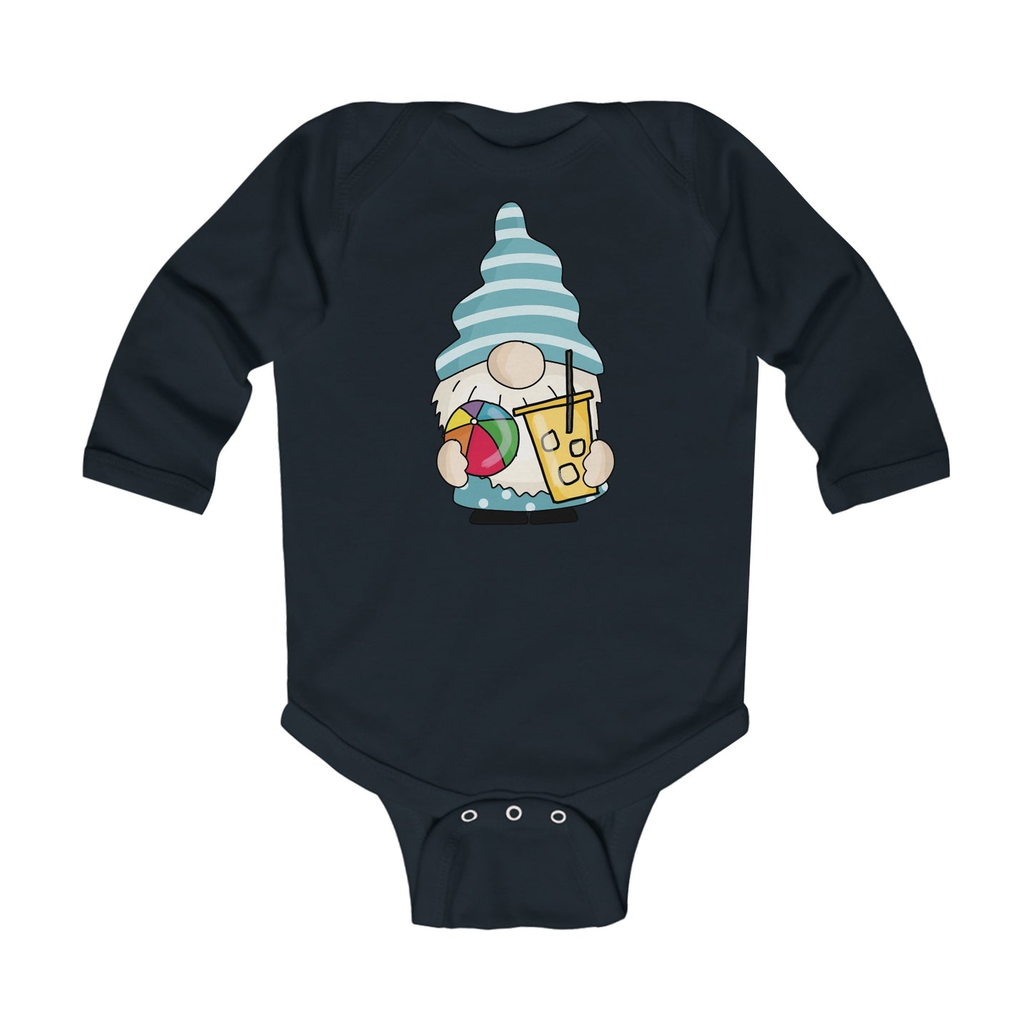 Summer Gnome - Infant Long Sleeve Bodysuit