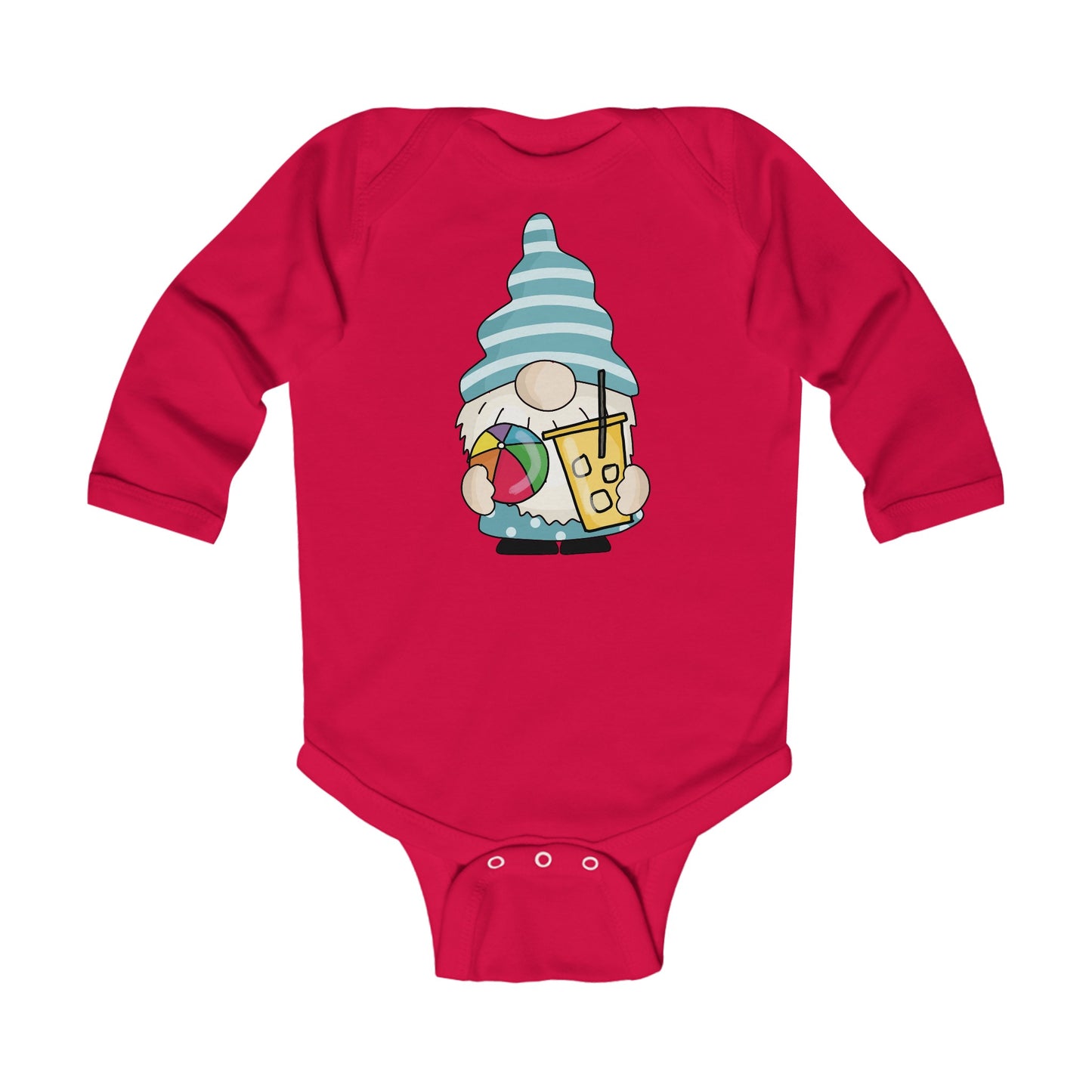 Summer Gnome - Infant Long Sleeve Bodysuit