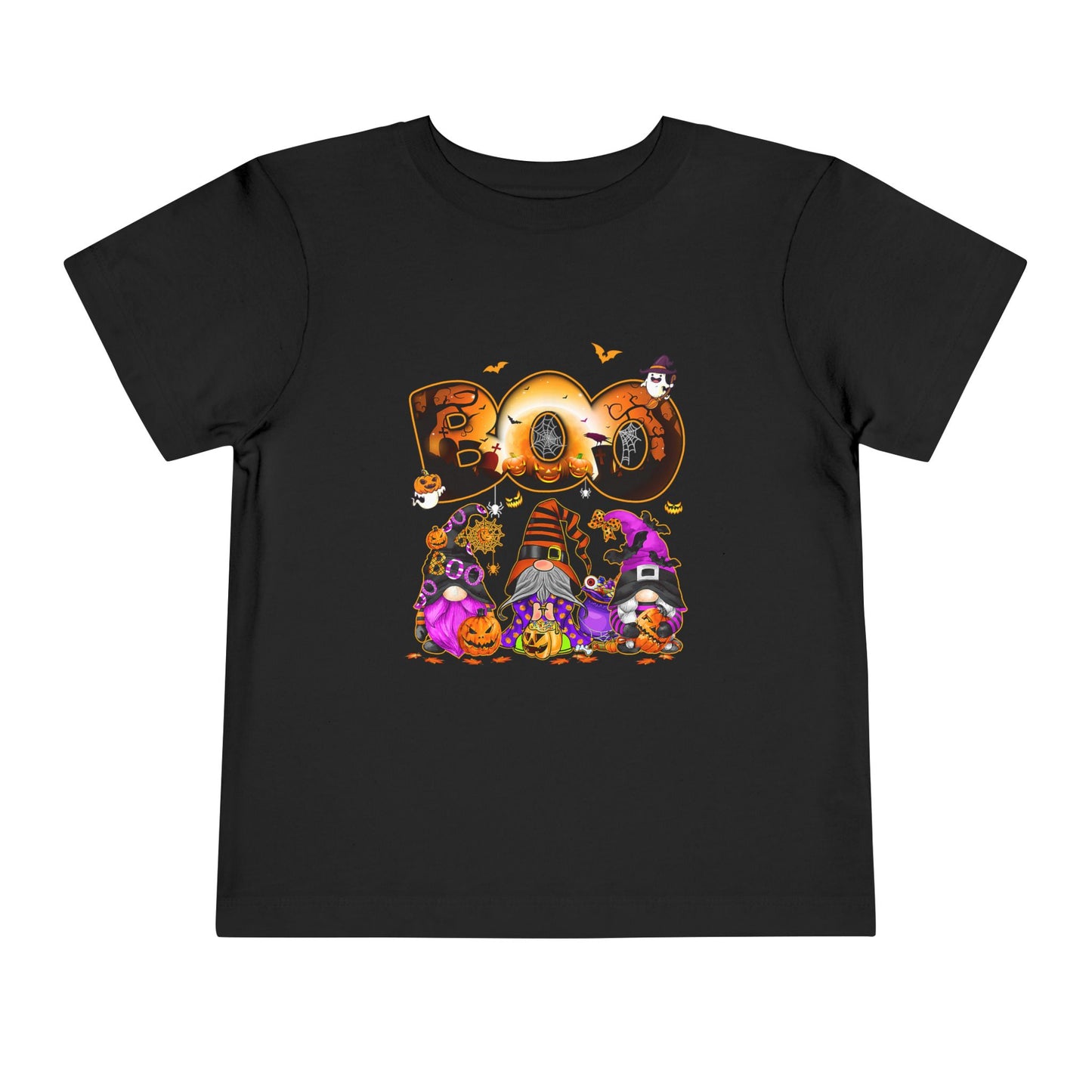 Halloween - BOO - Gnomes - Pumpkins - Toddler Short Sleeve Tee