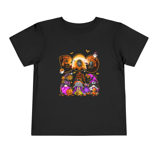 Halloween - BOO - Gnomes - Pumpkins - Toddler Short Sleeve Tee