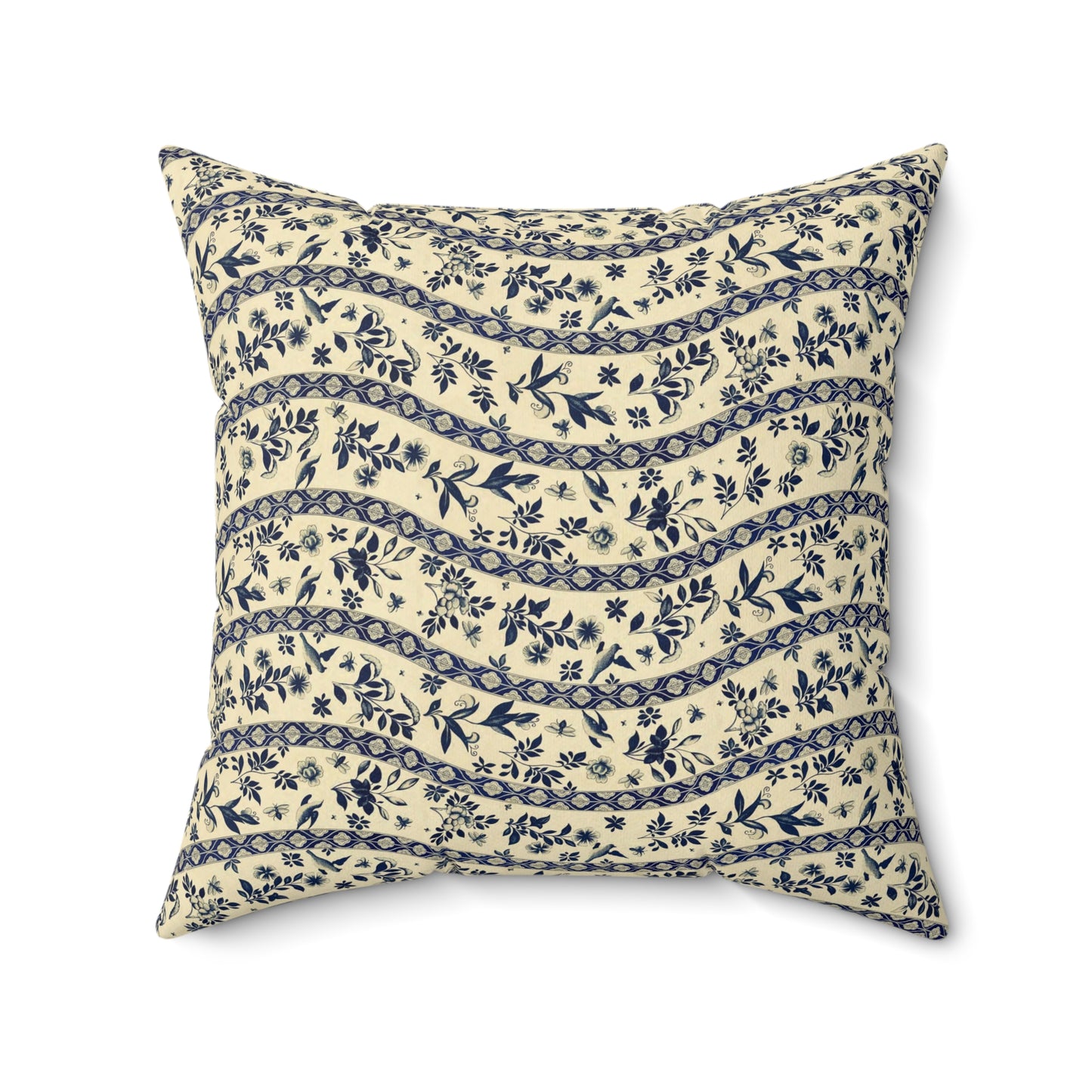 Boho Pattern 18 - Faux Suede Square Pillow