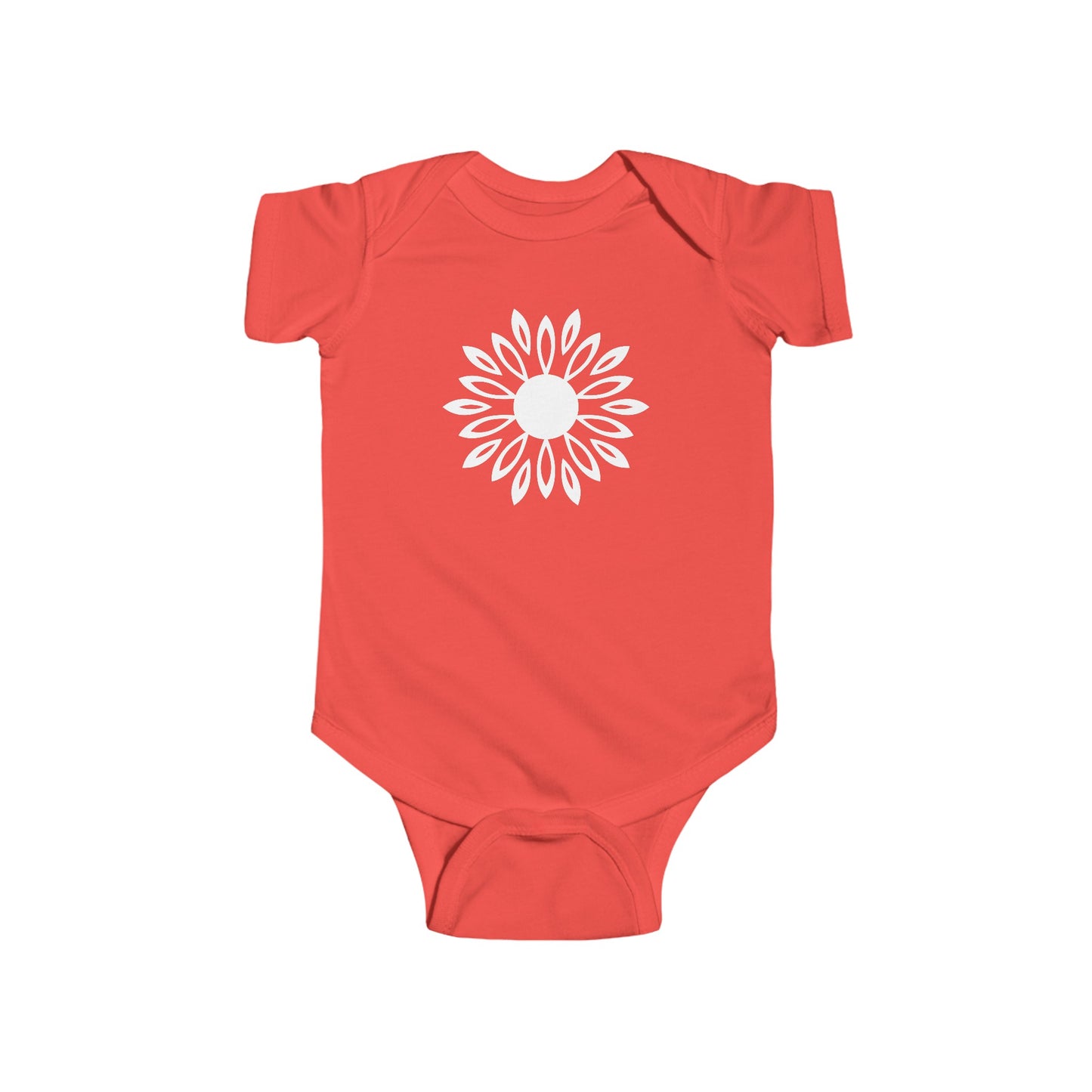 White Flower - Infant Fine Jersey Bodysuit