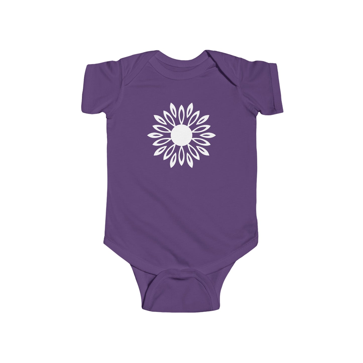 White Flower - Infant Fine Jersey Bodysuit