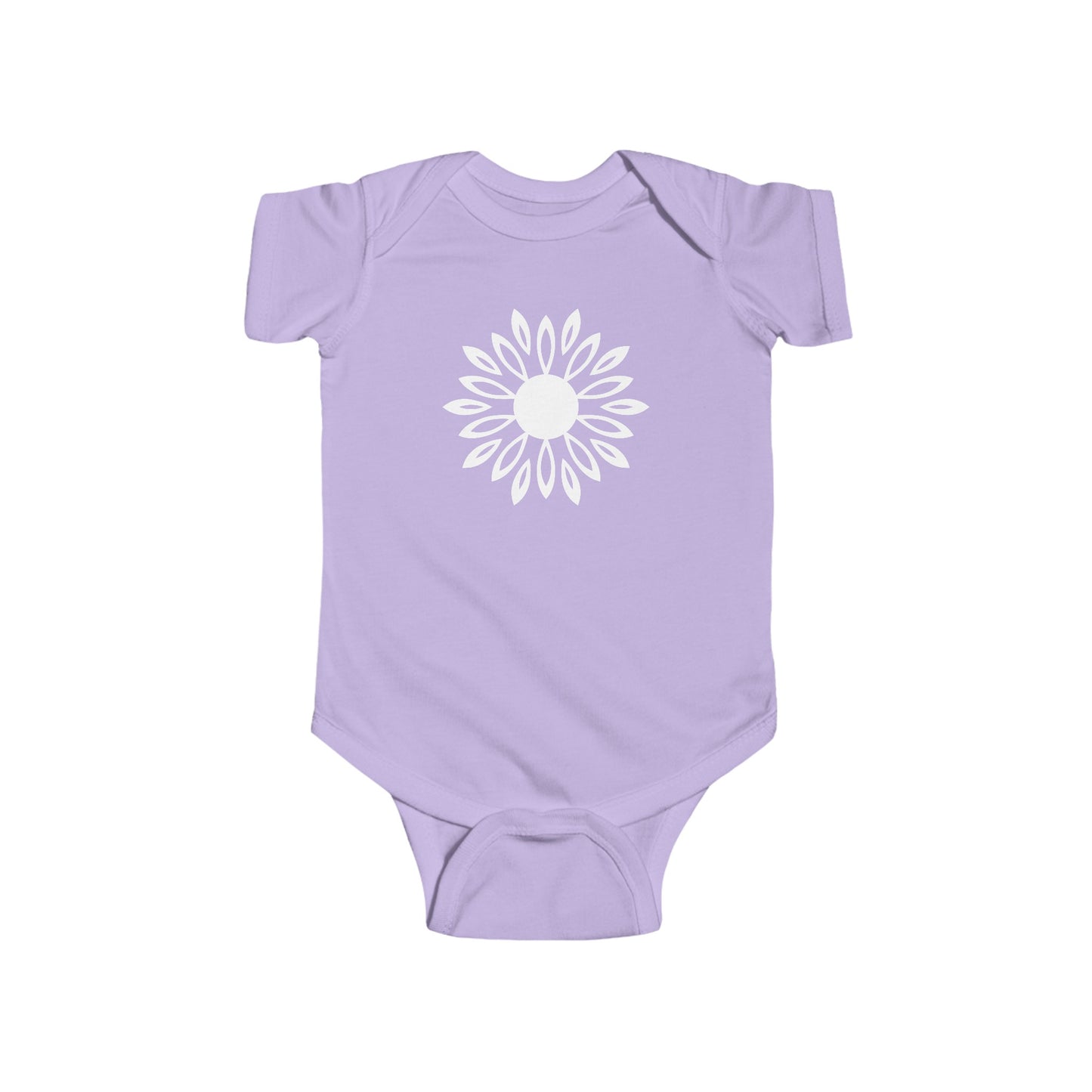 White Flower - Infant Fine Jersey Bodysuit