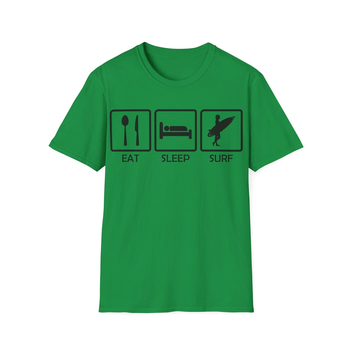 Eat Sleep Surf - Unisex Softstyle T-Shirt