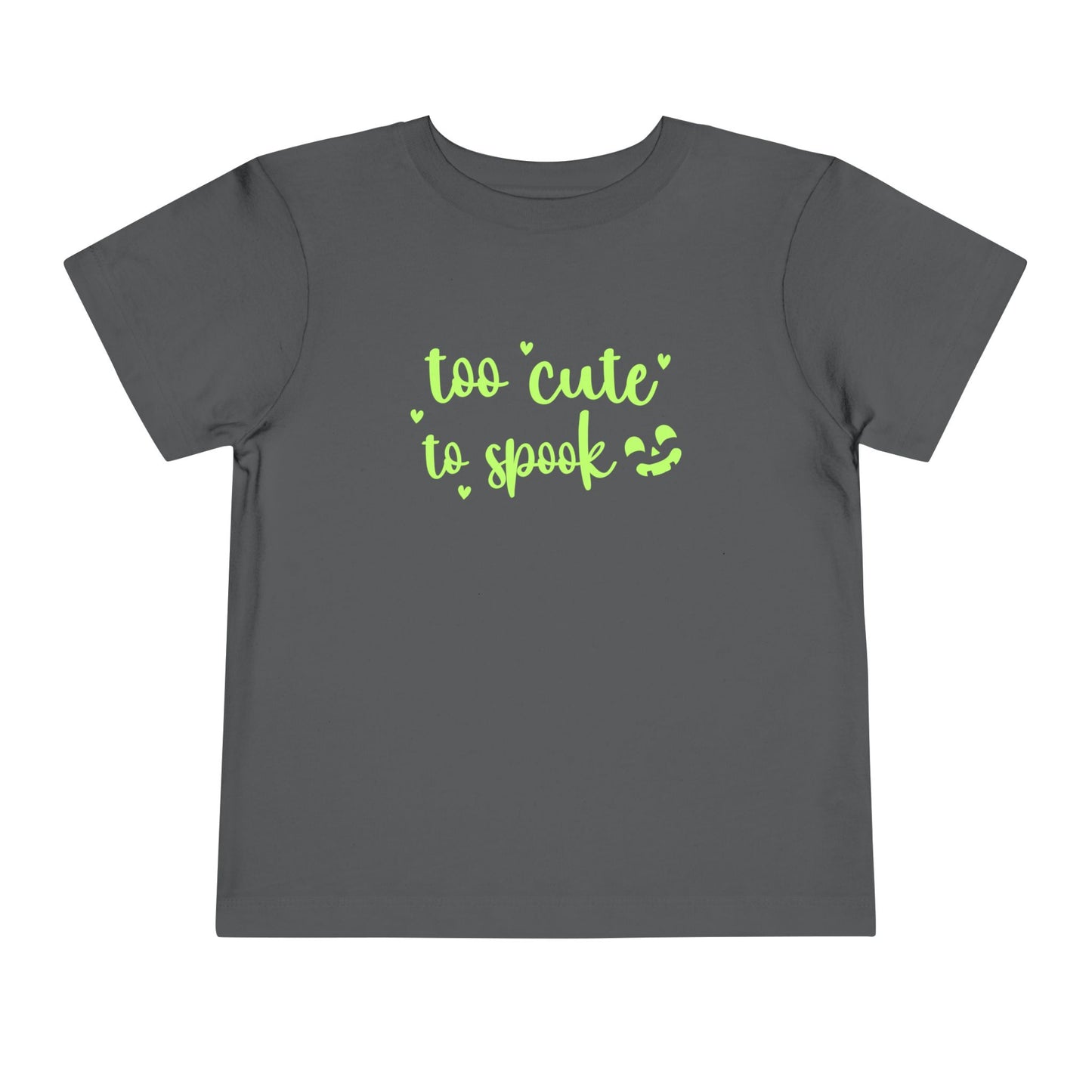 Halloween - Too Cute to Spook - Trick or Treat - Toddler Short Sleeve Tee