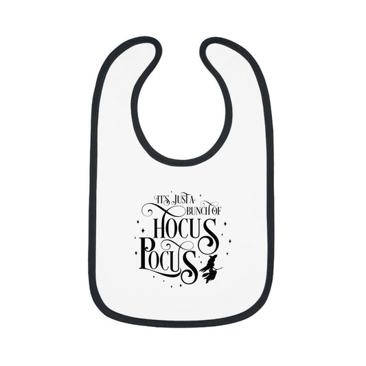 It's Just a Bunch of Hocus Pocus - Baby Contrast Trim Jersey Bib