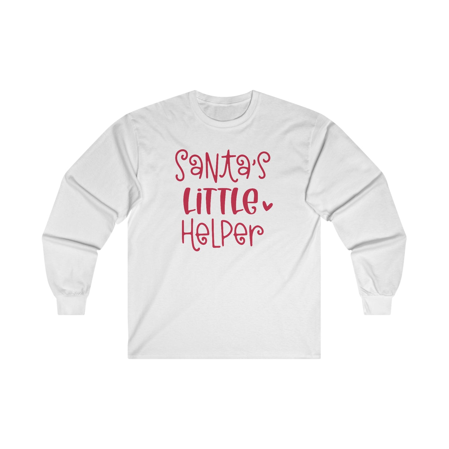 Santa's Little Helper - Funny Christmas - Ultra Cotton Long Sleeve Tee