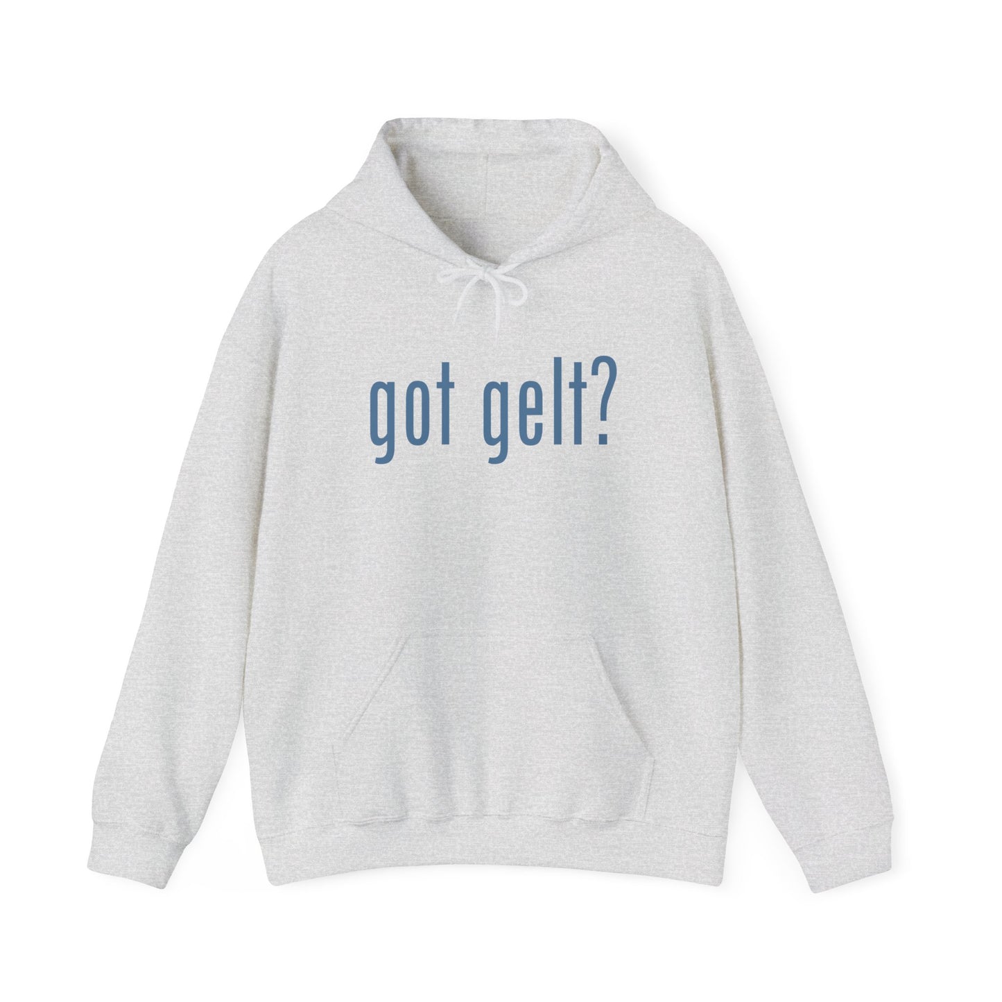 Hanukkah Saying - got gelt? - Fun Hanukkah Sweatshirt - Celebrate Hanukkah - Unisex Heavy Blend™ Hooded Sweatshirt