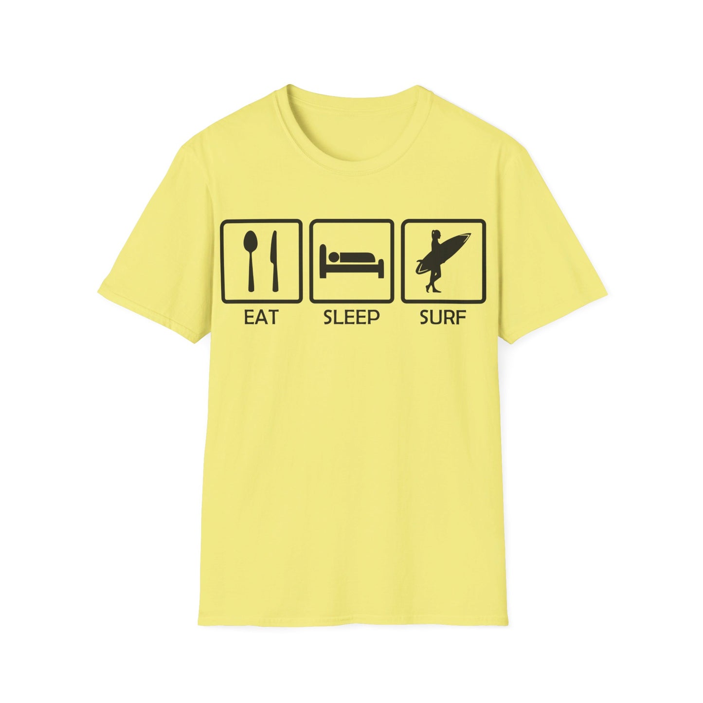 Eat Sleep Surf - Unisex Softstyle T-Shirt