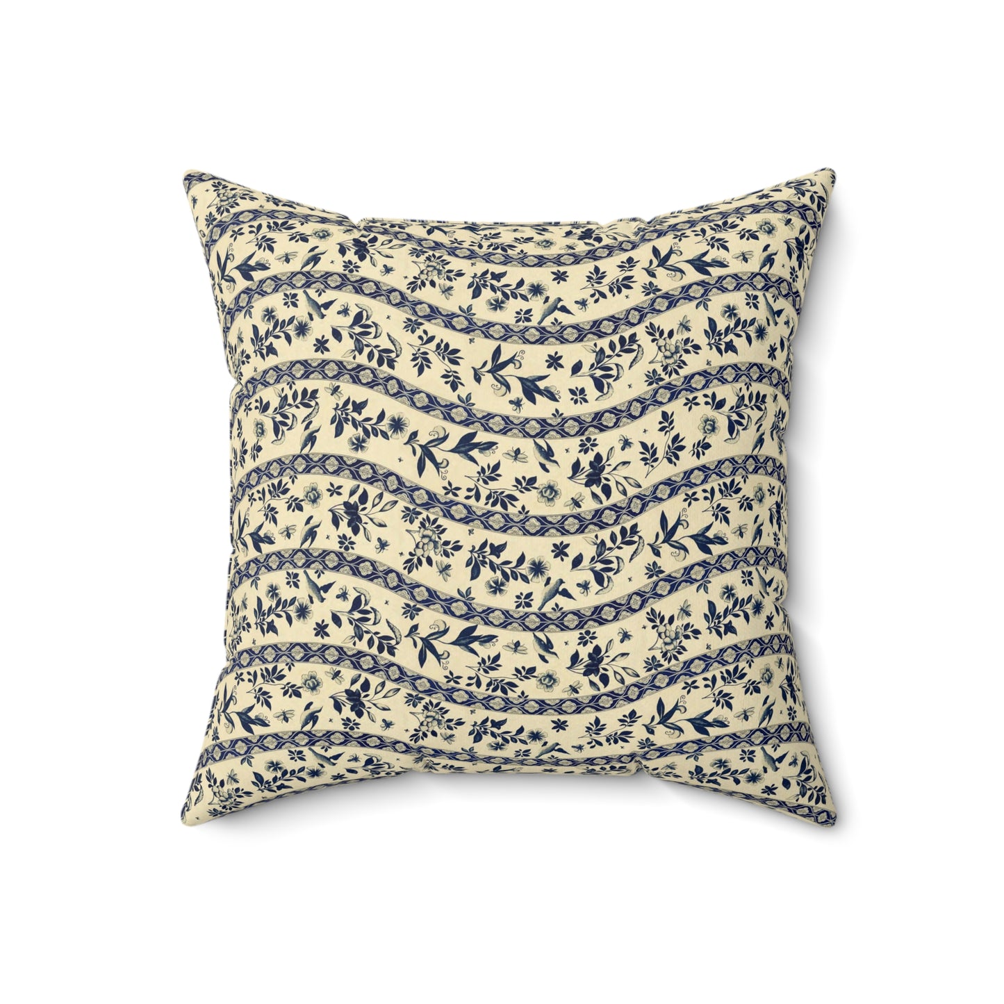 Boho Pattern 18 - Faux Suede Square Pillow