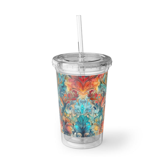 Tapestry Designs 2.6 - Multicolor - Clear - Suave Acrylic Cup - 16oz