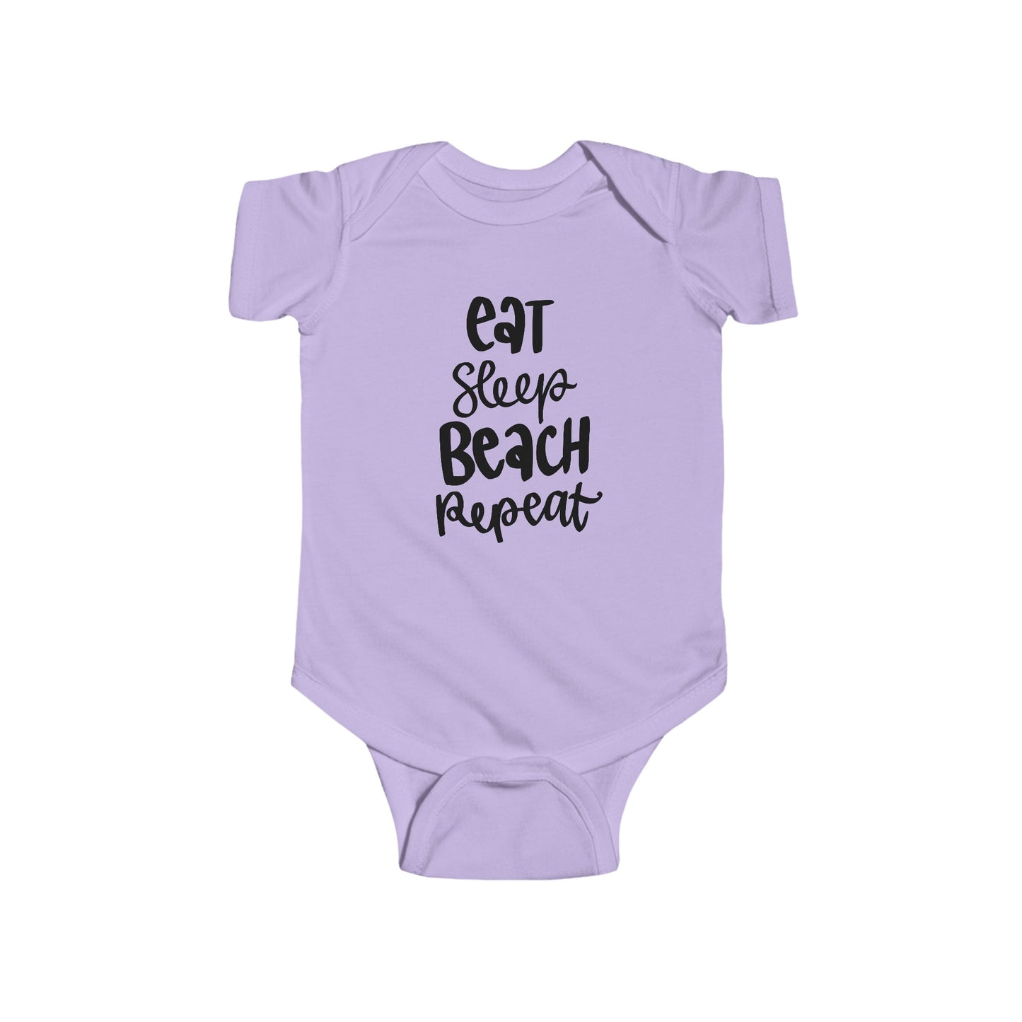 Eat, Sleep, Beach, Repeat - Infant Fine Jersey Bodysuit -