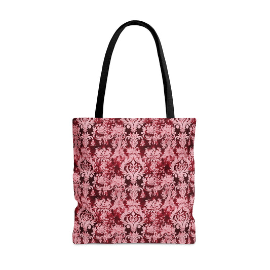 Beautiful - Vintage Deep Red Damask 27 - Useful, Multipurpose Bag - Tote Bag (AOP)