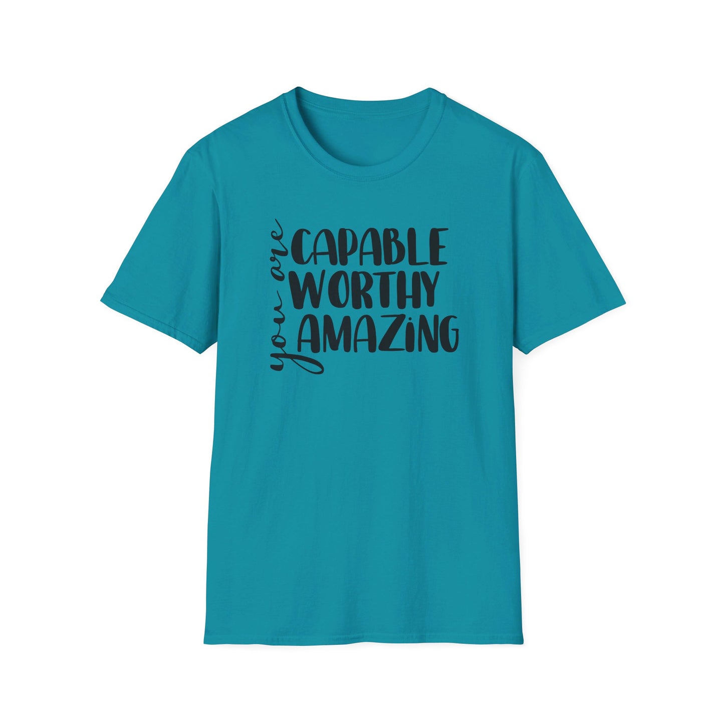 Capable, Worthy, Amazing - Unisex Softstyle T-Shirt