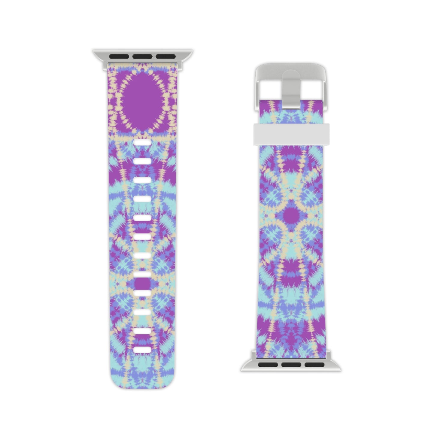 Blue and Purple Tie Dye - Watch Band for Apple Watch