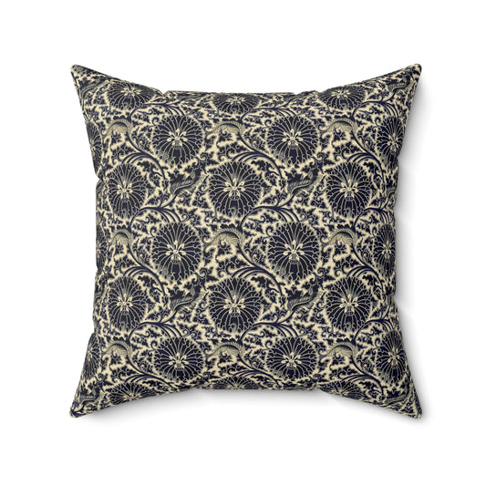 Boho Pattern 7 - Faux Suede Square Pillow