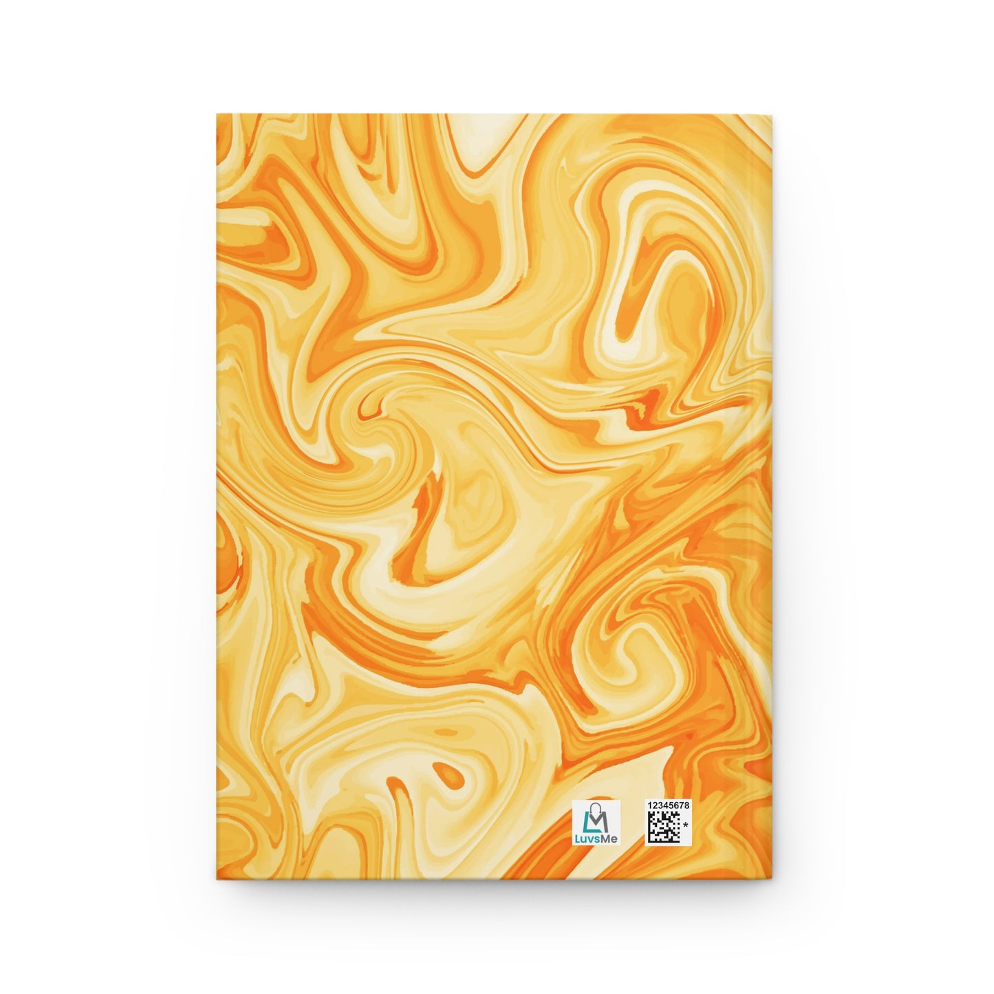 Yellow Marble - Hardcover Lined Journal Matte