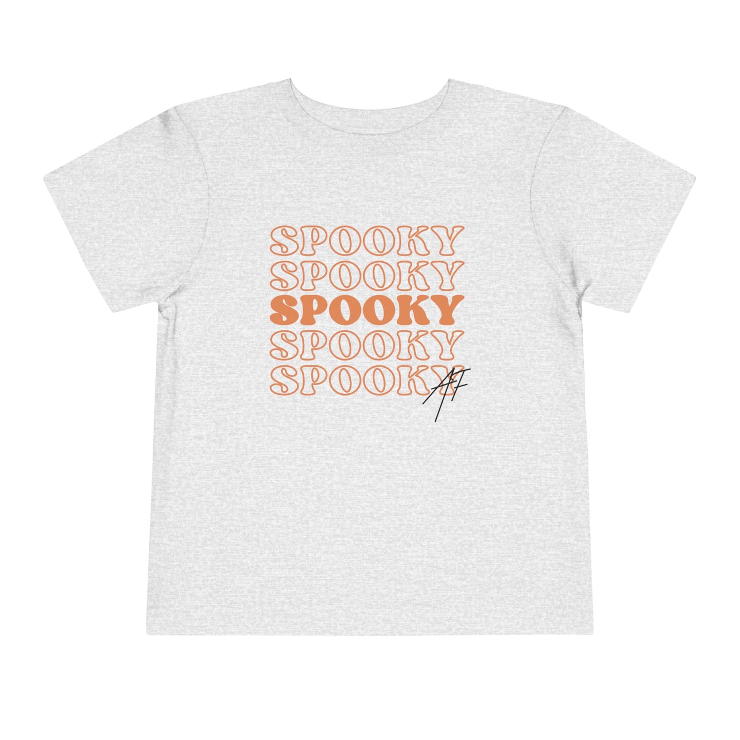 Halloween - Spooky Spooky Spooky - Trick or Treat - Pumpkins - Spiders - Toddler Short Sleeve Tee