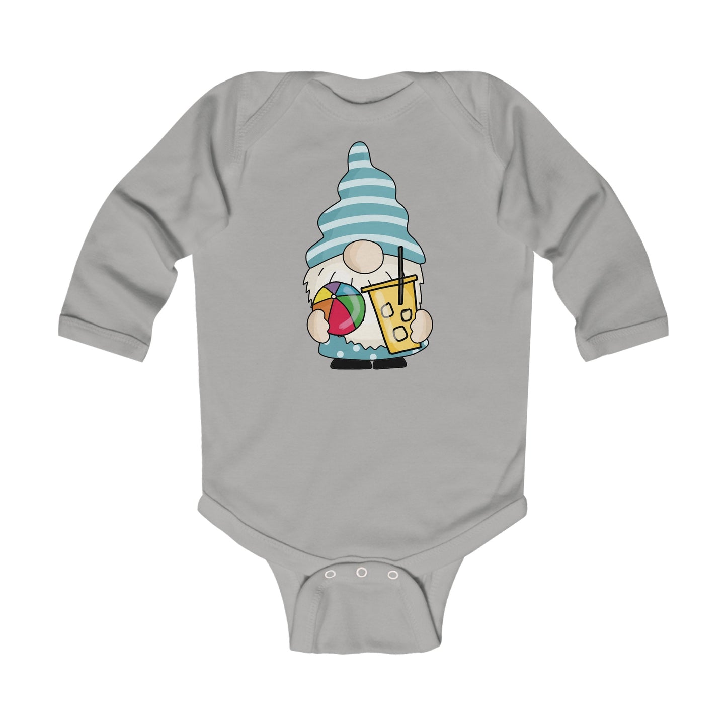 Summer Gnome - Infant Long Sleeve Bodysuit