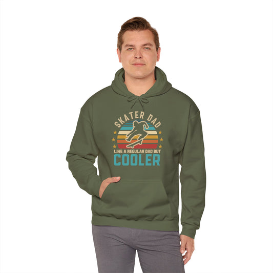 Unisex Heavy Blend Hooded Sweatshirt - Skater Dad, Like a Dad but Cooler