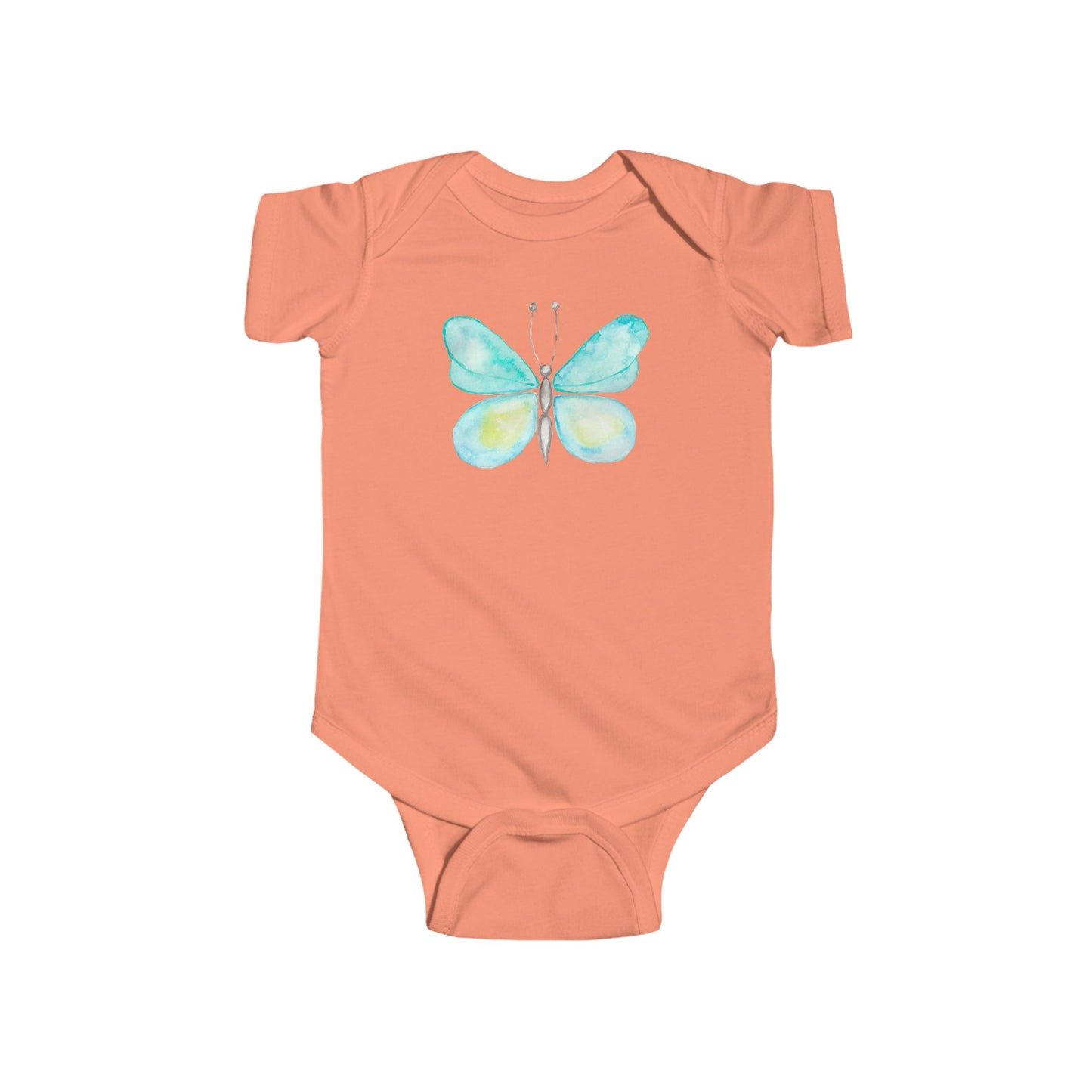 Watercolor Butterfly - Infant Fine Jersey Bodysuit