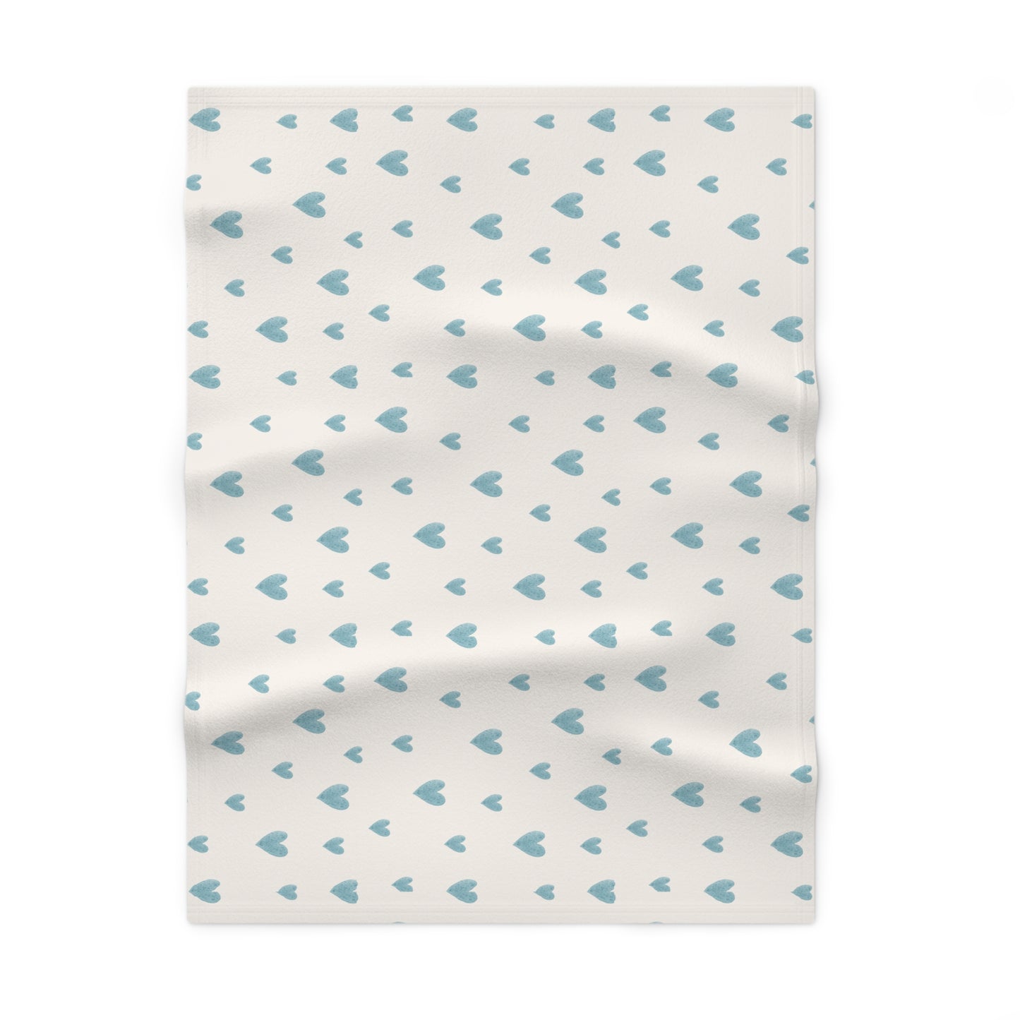 Blue Boho Rainbow Pattern 6 - Soft Fleece Baby Blanket