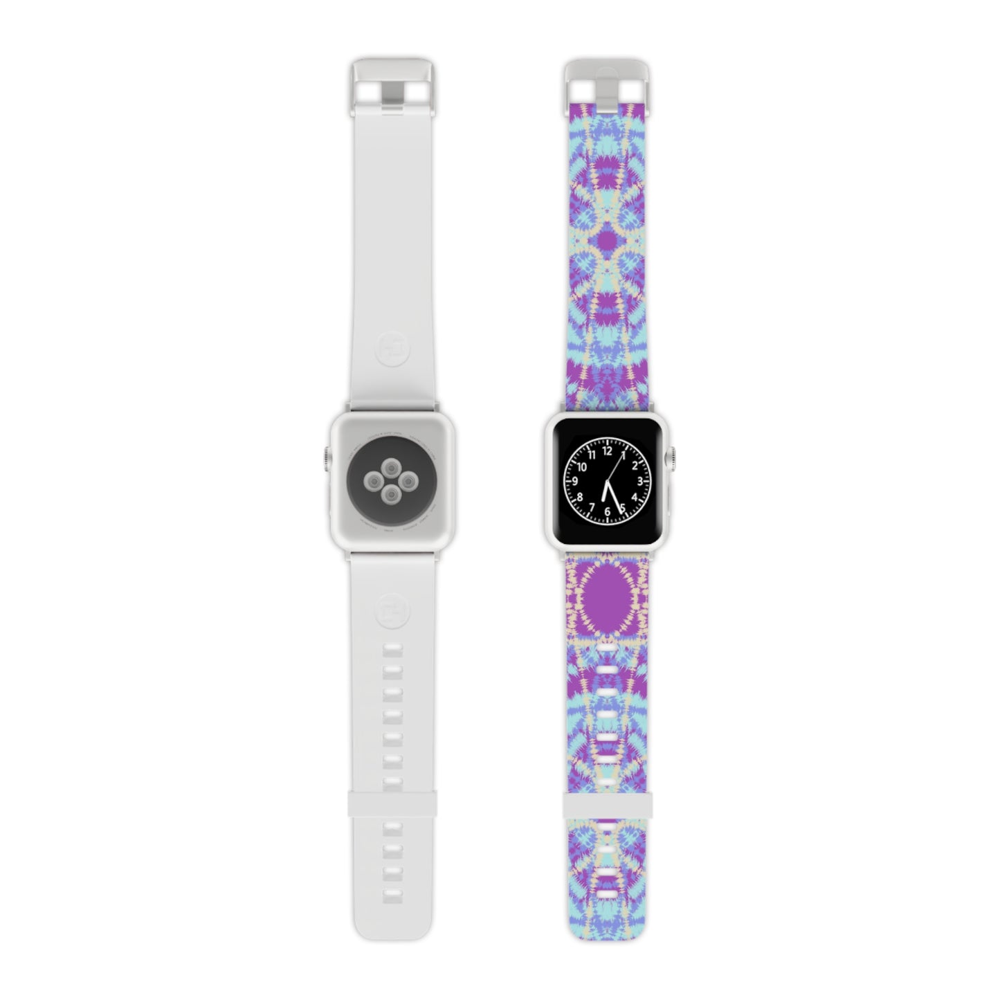 Blue and Purple Tie Dye - Watch Band for Apple Watch