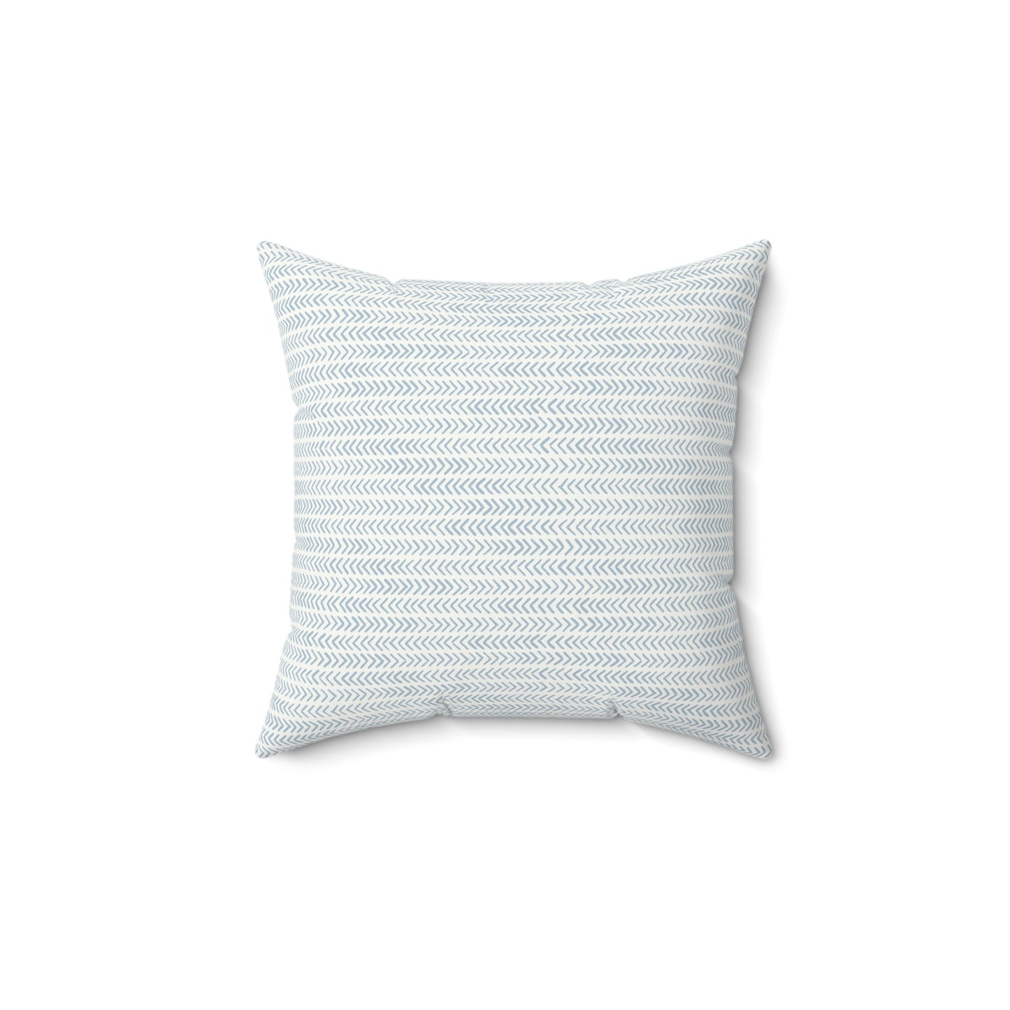 Light Blue Boho Pattern 10 - Faux Suede Square Pillow