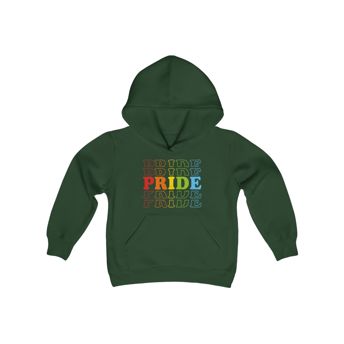 PRIDE - LGBTQ - Self Love - Self Acceptance - Love Equality - Youth Heavy Blend Hooded Sweatshirt