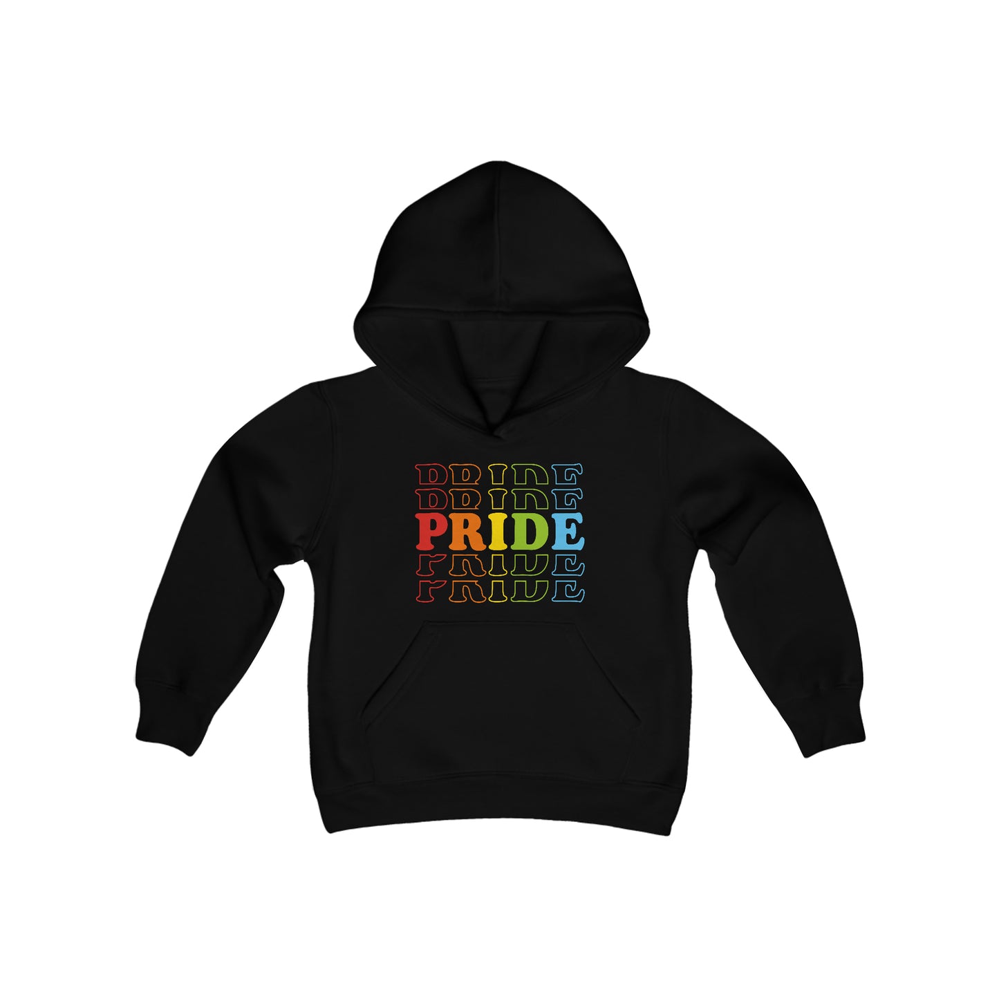 PRIDE - LGBTQ - Self Love - Self Acceptance - Love Equality - Youth Heavy Blend Hooded Sweatshirt