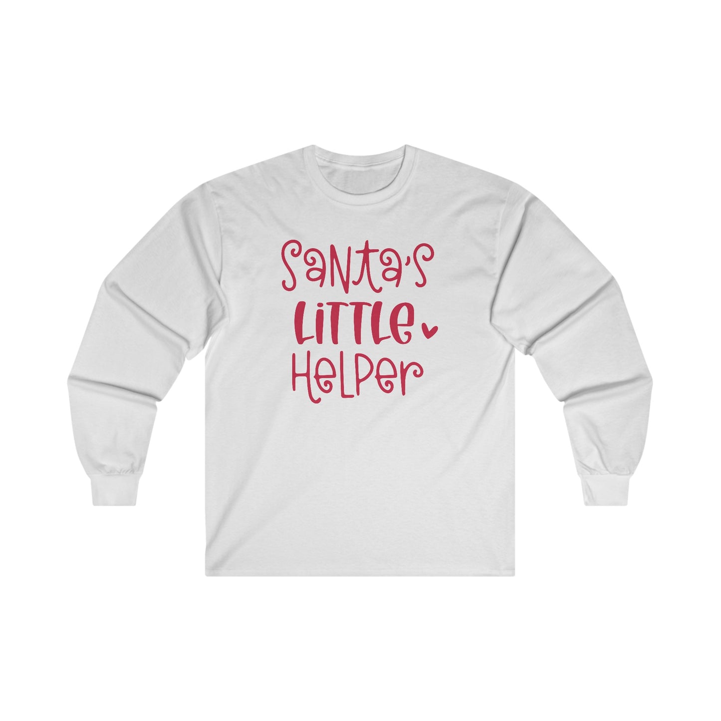 Santa's Little Helper - Funny Christmas - Ultra Cotton Long Sleeve Tee