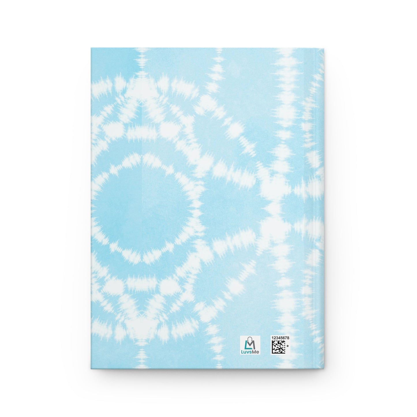 Self Love - Because You're a Freakin Amazing Beautiful and Worthy Human Being - Light Blue Batik - Hardcover Lined Journal Matte