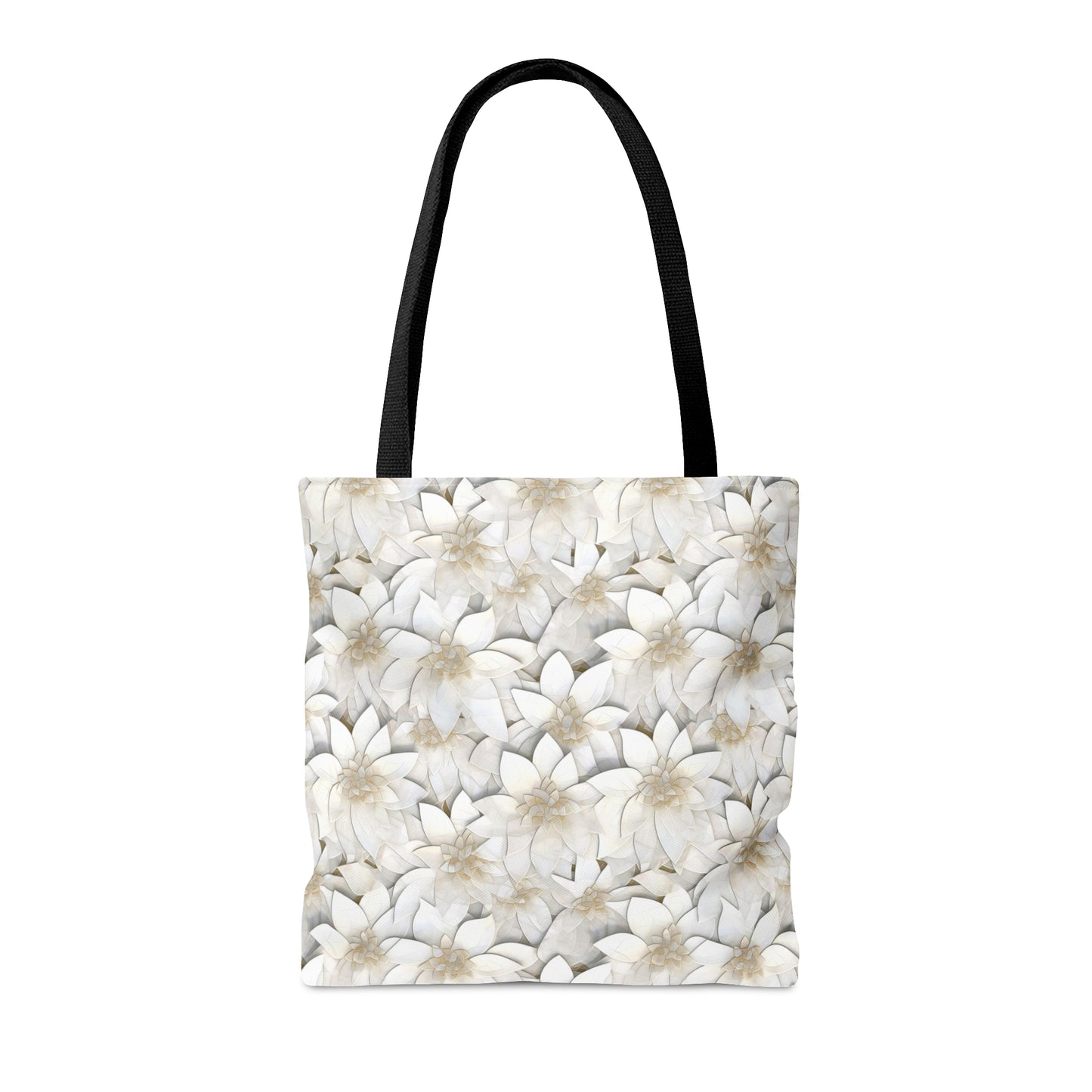 Beautiful and Unique - White Lotus Mosaic 12 - Useful, Multipurpose Bag -Tote Bag (AOP)