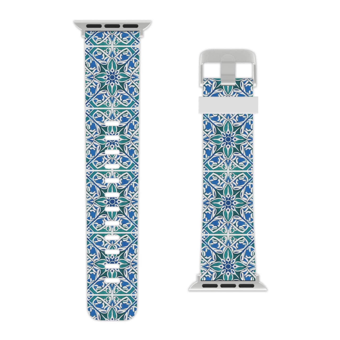 Green, Blue, and White - Watch Band for Apple Watch