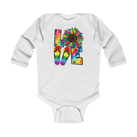 Summer LOVE - Infant Long Sleeve Bodysuit