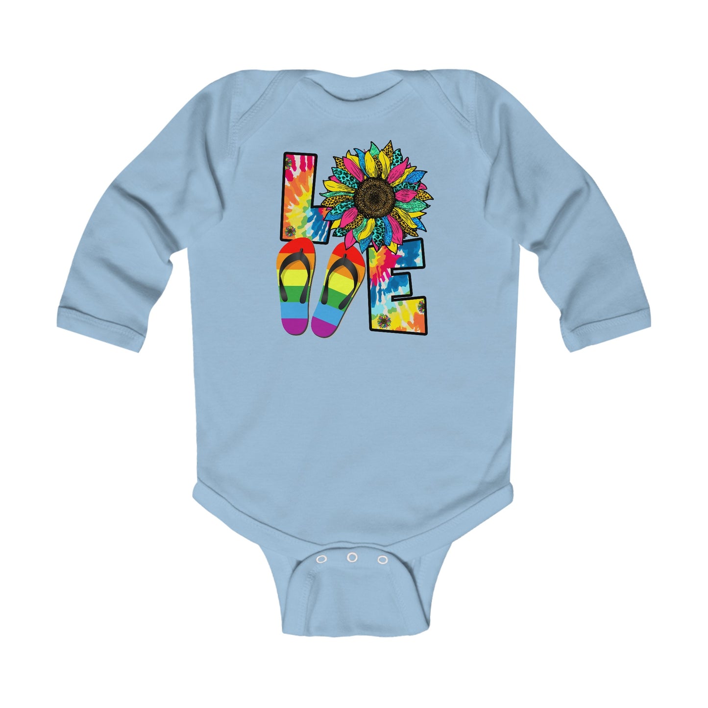 Summer LOVE - Infant Long Sleeve Bodysuit