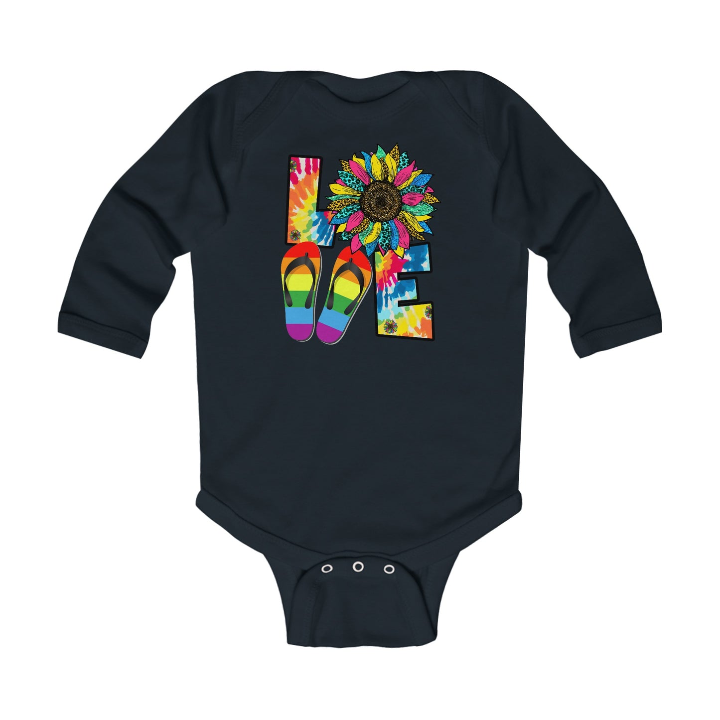 Summer LOVE - Infant Long Sleeve Bodysuit